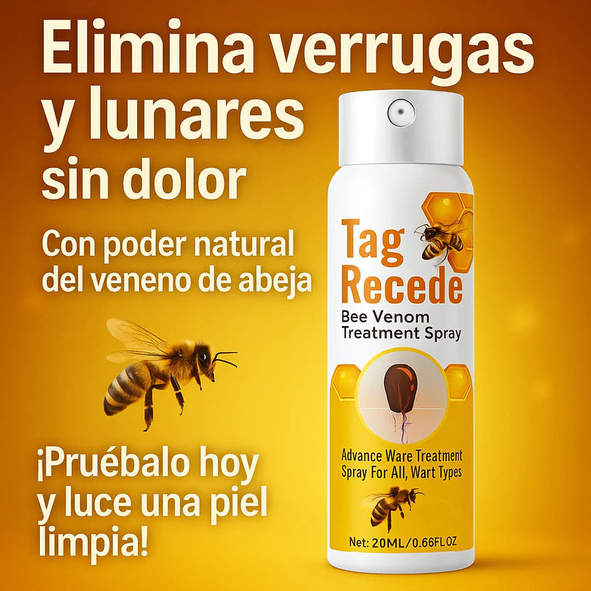 🌿 ¡ADIÓS VERRUGAS EN DÍAS! CON EL ELIMINADOR DE VERRUGAS TAG RECEDE SPRAY ✨🐝